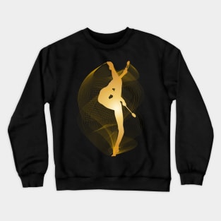 Rhythmic Gymnast with clubs Crewneck Sweatshirt